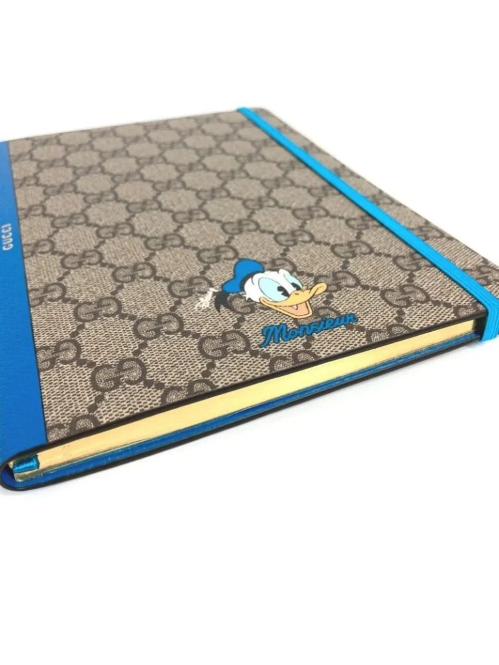Gucci Notebook Donald Duck GG Supreme Canvas Blue